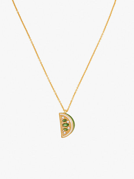 Kate Spade Out of office lime mini pendant