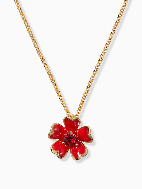 Kate Spade Blushing blooms pendant